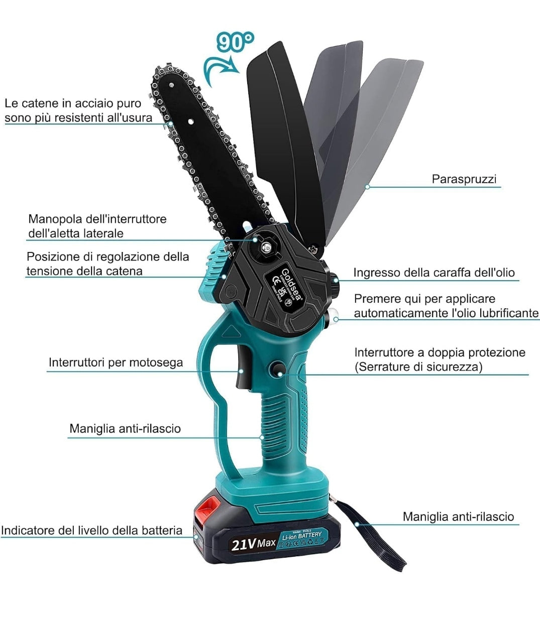 KIT POTATURA MOTOSEGA+FORBICE ELETTRICA