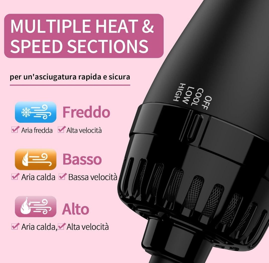 SPAZZOLA ASCIUGACAPELLI